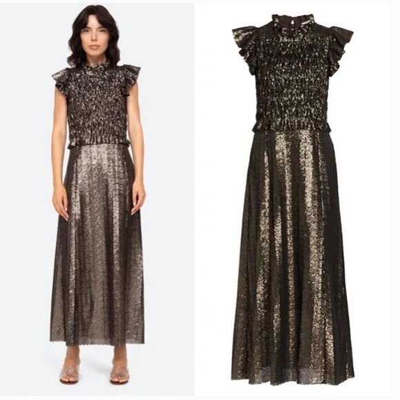 Sea New York Dresses & Skirts - Sea New York Rachelle Sequin Midi Dress